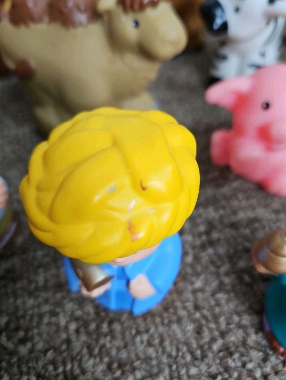 2002 Fisher-Price Little People Noah's Ark + 20 Figures People Horses Sheep Pig - Picture 7 of 10